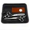 Silver hand flat+teeth+regulator+small black comb+wiping cloth+scissor bag