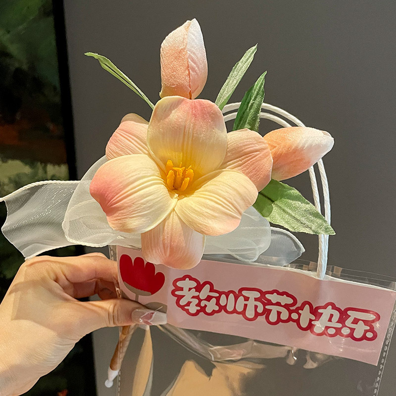 教师节送女老师实用礼物圆珠笔高档花束礼物高颜值玫瑰花签字笔|undefined