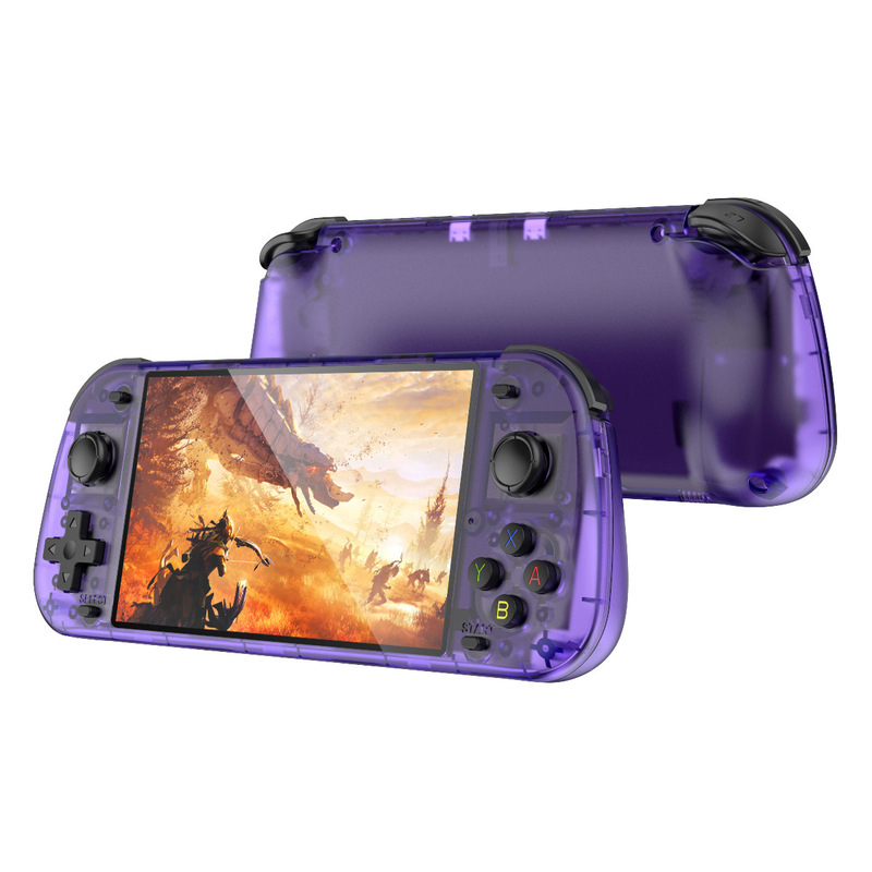 Wifi New Product R50S Open Source System Psp Game Console Cross-Border Popular Full-View 5inch Display Horizontal Screen Handheld Console