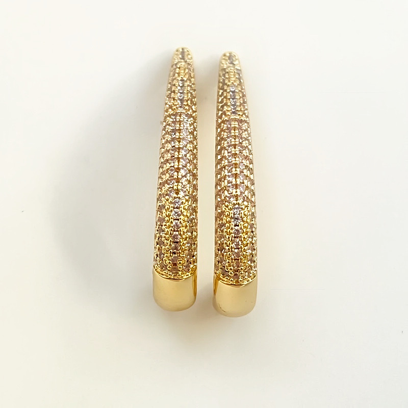 10g Weight 925 Sterling Silver Ear Needle Material Zircon Inlay Material Drop Earrings, Ear Studs Classification 1 Pair Quantity Banquet, Party Occasion Copper Material Geometric Pattern All Seasons Season Women's Gender Elegant, Glam Style 1 Pair Elegant Glam Geometric Copper Zircon Drop Earrings Ear Studs 14