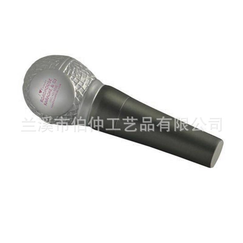 跨境商品音乐玩具话筒模型 幼儿握力PU压力球  赠品礼品 厂家直供