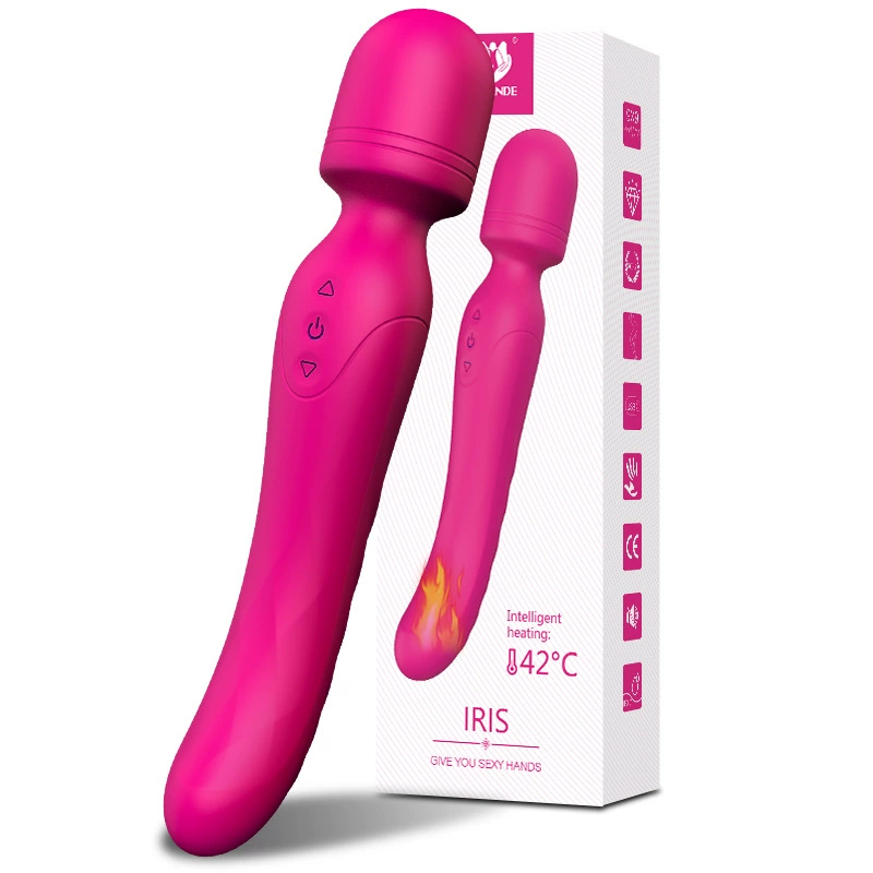 Shande S197 cross -border sex toy handheld strong earthquake heating massage stick clitoris breast massage AV stick