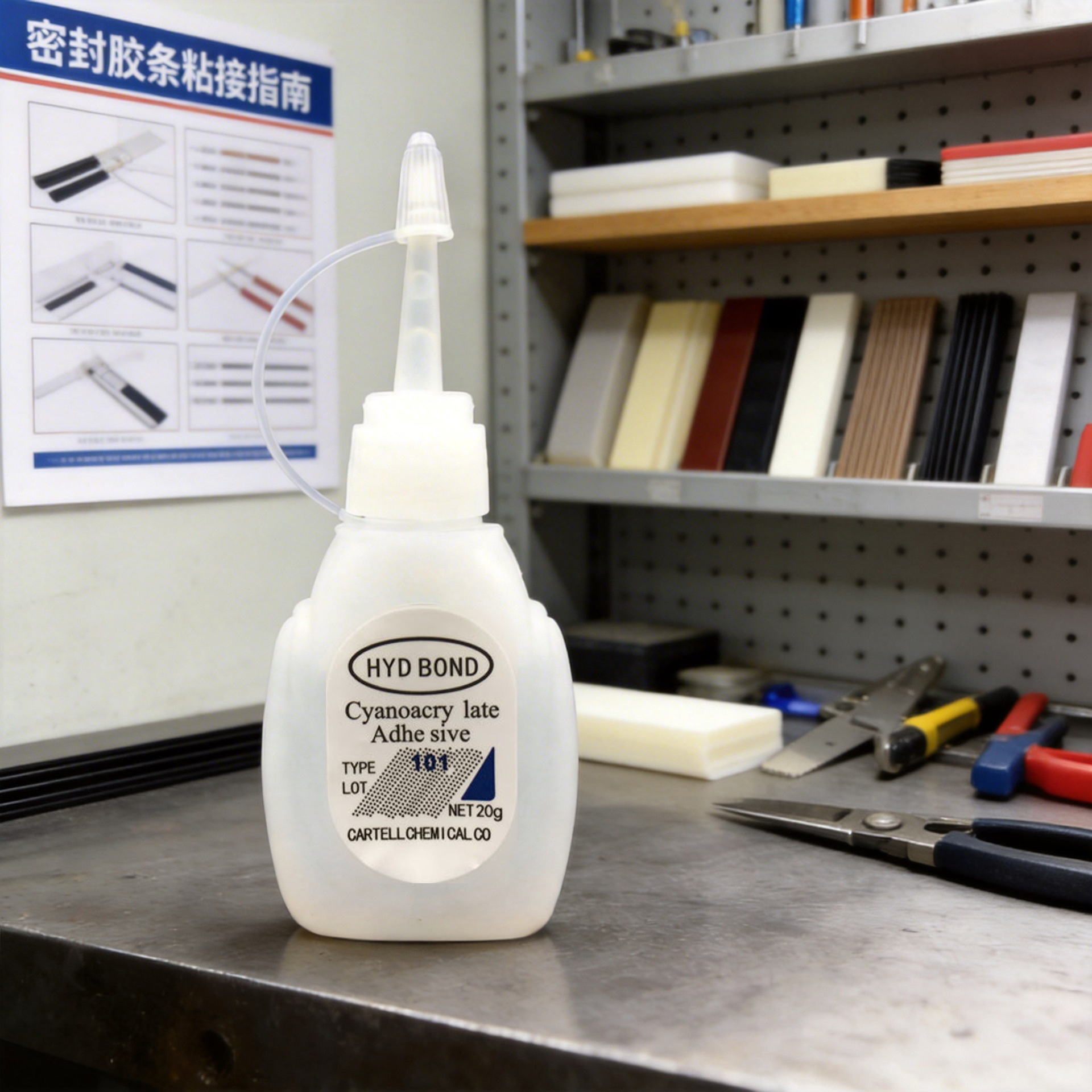 제조사 101 고강도 금속 EPDM 고무 접착제 3초 속건 친환경 산업용 502 접착제