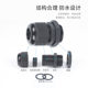 Cross-border PG nylon plastic cable waterproof connector IP68 environmentally friendly flame retardant fixed head wire Grand head manufacturer