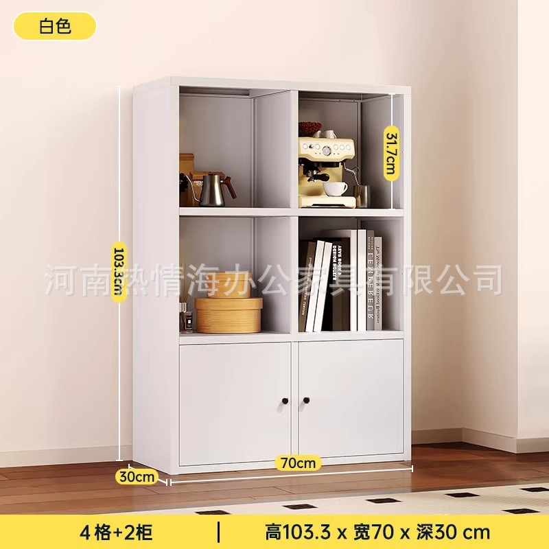 신형 화이트 세로형 4칸 + 2도어 (뒷판 포함)