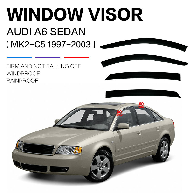 Applicable for Audi A6L Estate Car Window Sunshade Rain Deflector Visor AUDI A6 Window Visor