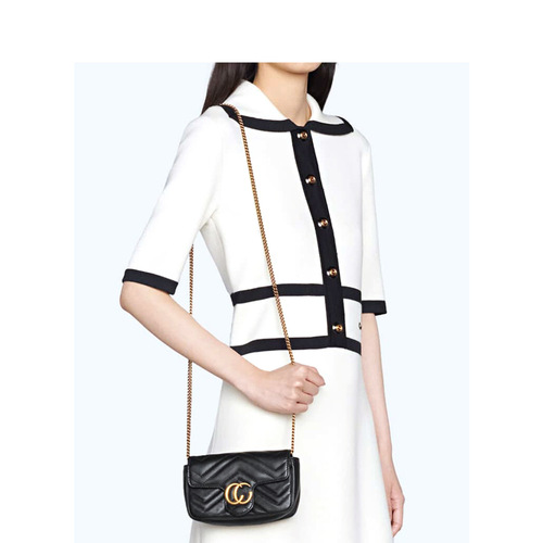 Applicable to ancient pool G metal copper chain Marmont mini Gucci god of wine chain crossbody shoulder bag strap accessories