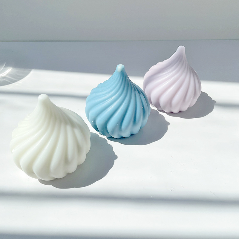 Creativo ciclón cebolla vela de silicona DIY jabón hecho a mano aromaterapia fragante piedra regalo molde