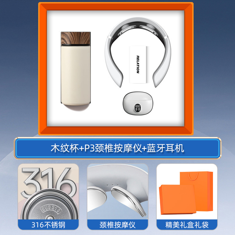 Juego de regalo de empresa Juego de regalo de mano de taza termo inteligente Regalo de evento de apertura Logotipo personalizado Regalo práctico