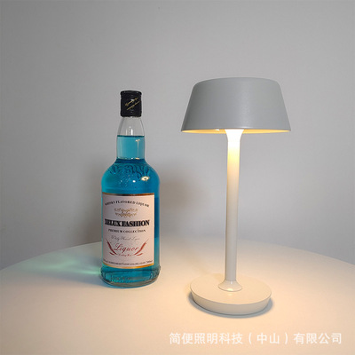 厂家亚马逊新品简约美式LED充电小夜灯创意氛围酒店酒吧卧室台灯|ms