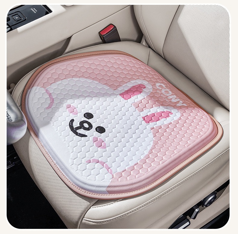 Car Seat Cushion, Summer Cool and Breathable, High-End Cooling Pad, Single-Piece Cushion for the Car, Universal for All Seasons, Honeycomb Gel Seat Cushion