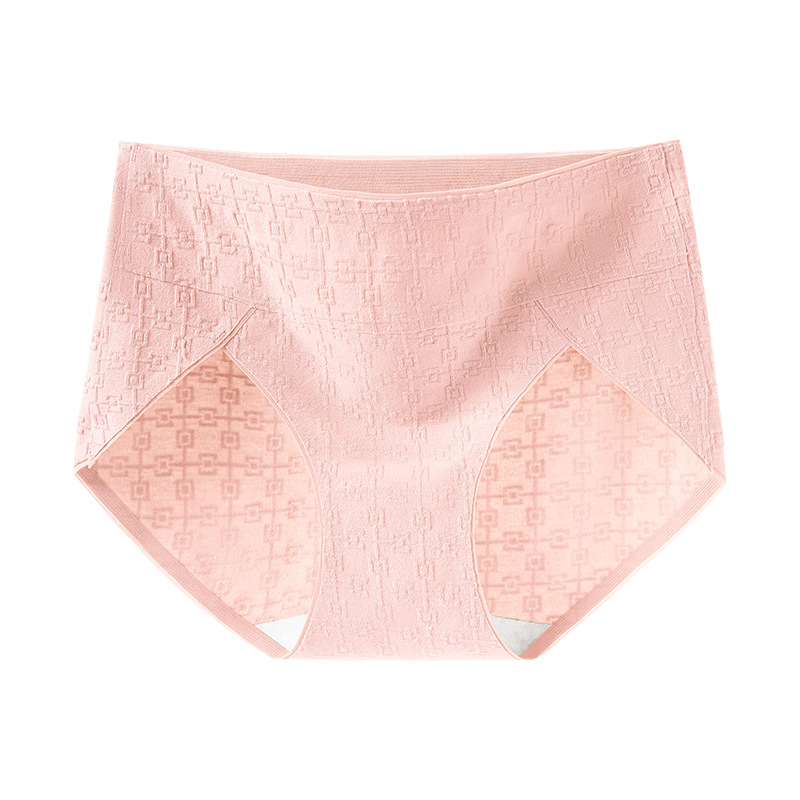 Ropa interior de abdomen de algodón puro para mujer entrepierna antibacteriana de algodón puro para niñas de cintura alta sin costuras y transpirables bragas de talla grande