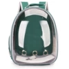 Transparent, side opening, Dark Green