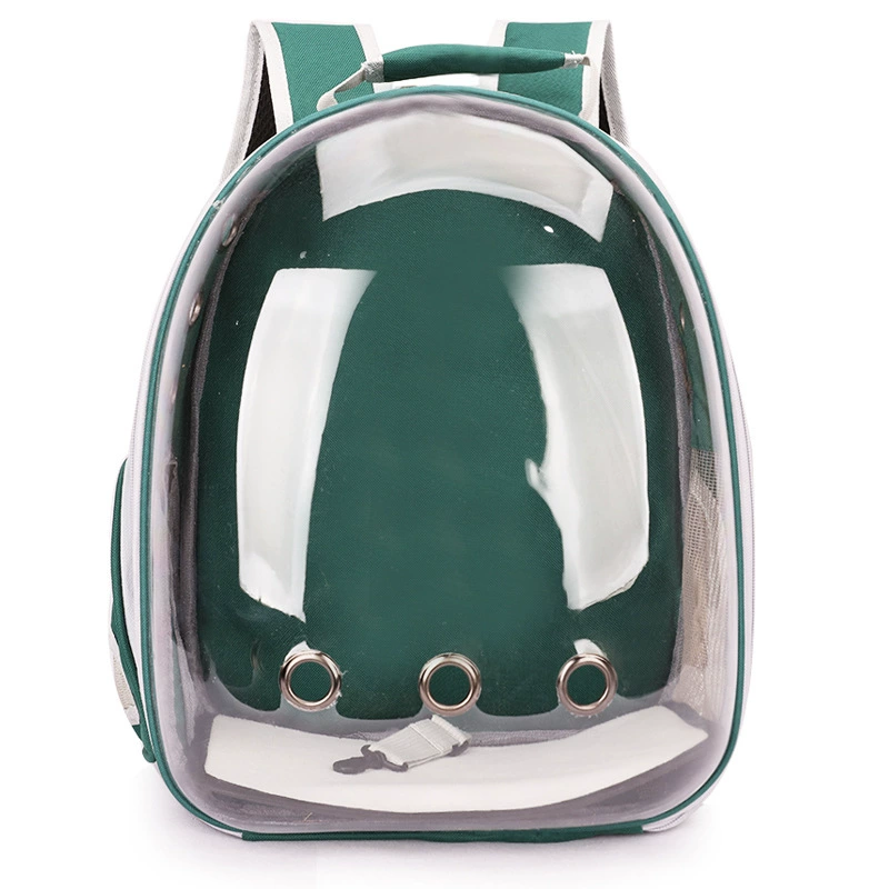 Handheld space backpack, transparent dome design, portable 0.98 kg