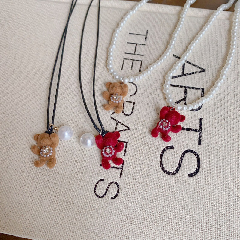 Cute colored velvet pendant