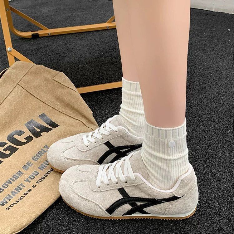 2025 nuevos zapatos de entrenamiento alemanes primavera y otoño retro zapatos casuales de todo fósforo zapatos Forrest Gump zapatos individuales de todo fósforo zapatos deportivos zapatos de mujer