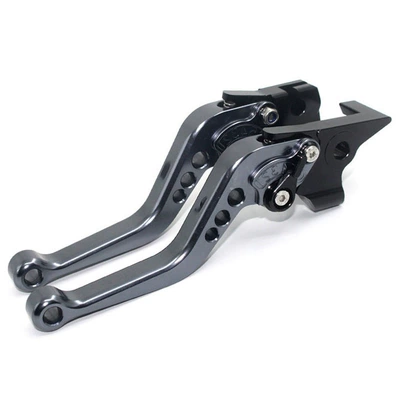Brake Clutch Lever | Motorcycle Handle Cover - titanium-color-short-style-without-logo
