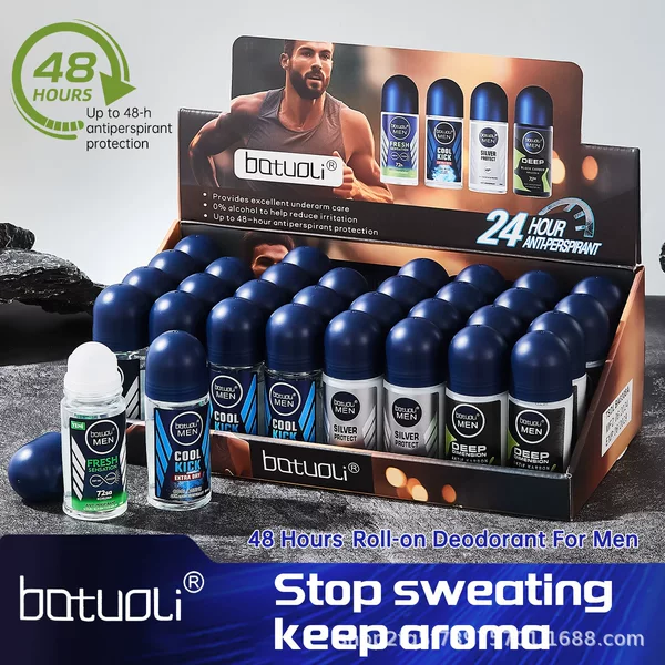 Antiperspirant Roll-On, Refreshing and Long-Lasting, Anti-Sweat Roll-On Deodorant, Cross-Border Wholesale