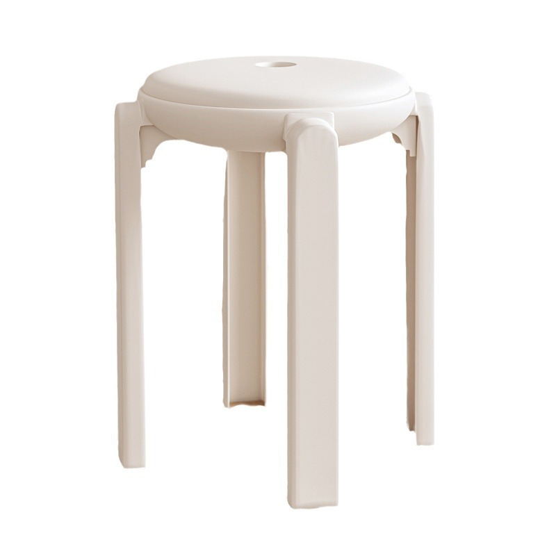 Taburetes redondos simples para el hogar taburetes de comedor de restaurantes comerciales taburetes de comedor sillas de comedor gruesas taburetes de respaldo resistentes