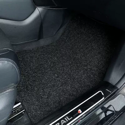 mats, carpet-style silk loop, custom-made for, Car Carpet - pure-black-seventh-generation-passenger-seat-one-piece-molding-process