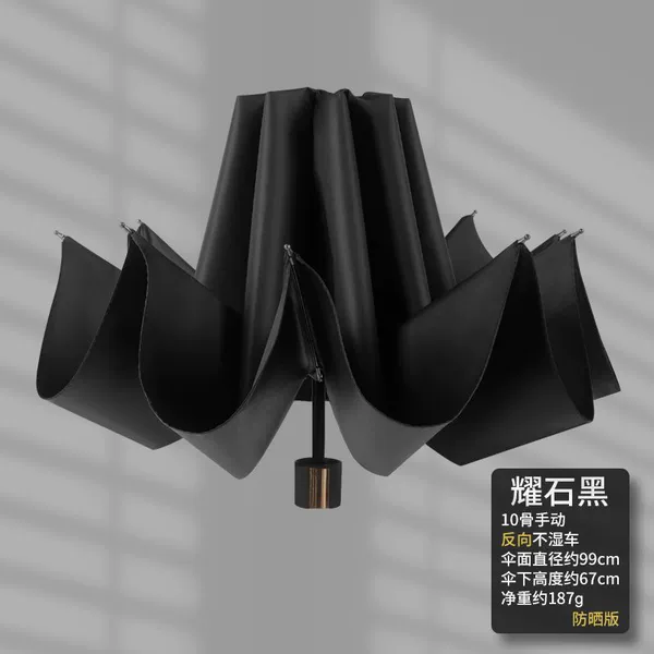 Hand opened 10-bone series-black