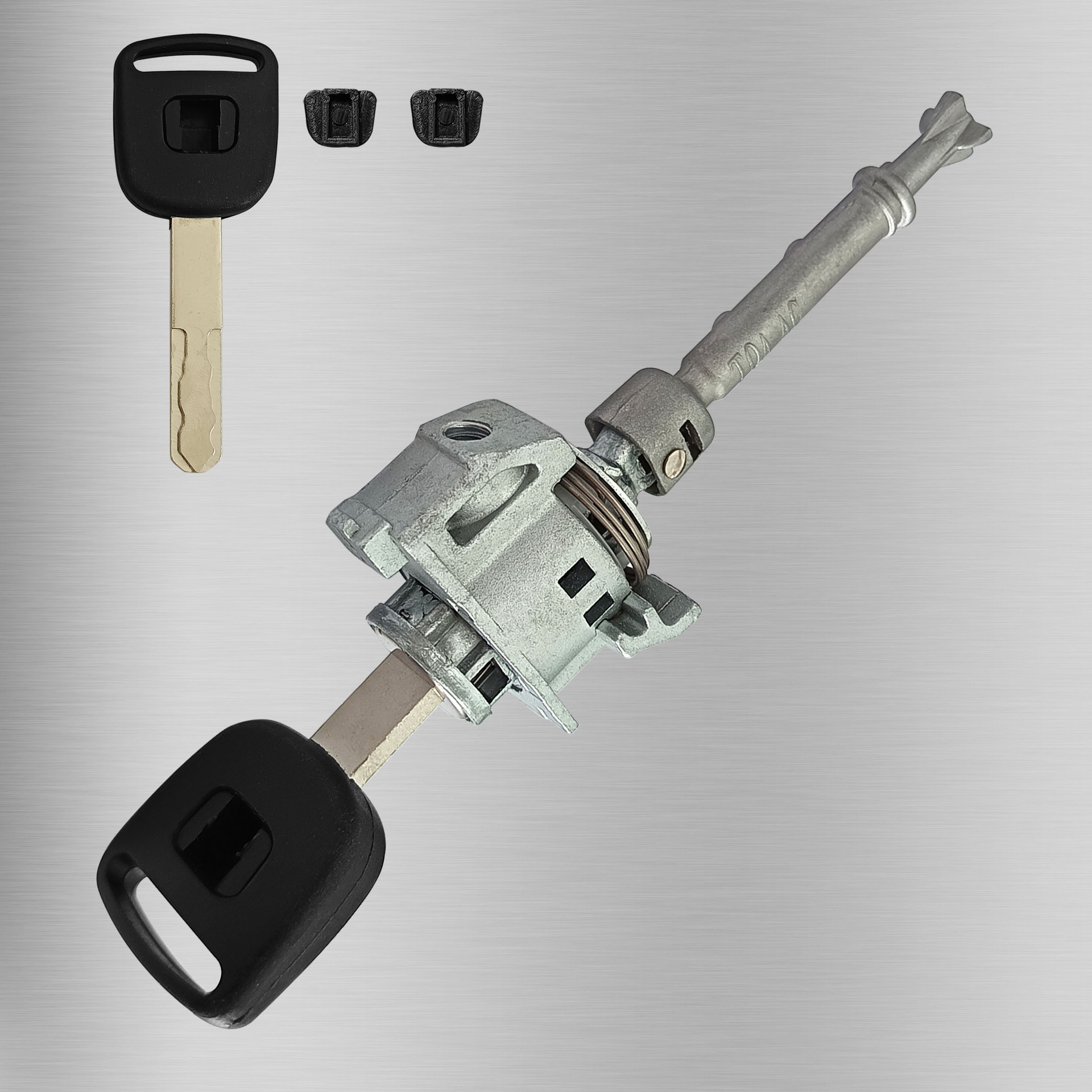 Cilindro de Cerradura de Puerta Izquierda 72185-T2A-A01 Plástico, Cobre, Aleación de Zinc para Honda Accord