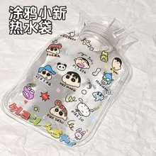 可爱新款随身暖手袋学生闺蜜款卡通注水热水袋便携透明暖水袋防爆
