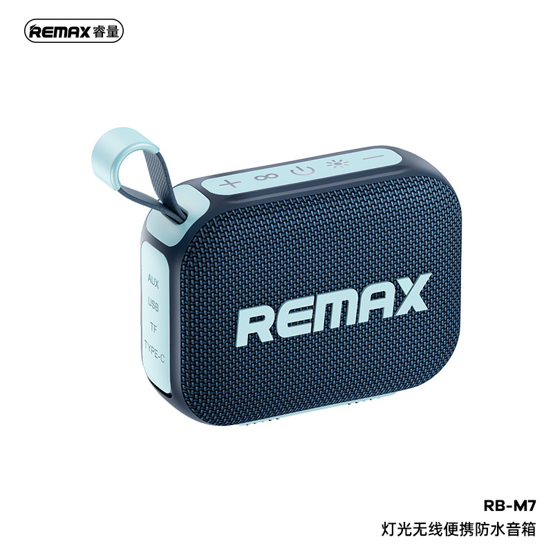 Remax Outdoor Sports Bluetooth inalámbrico portable mini IP67 sonido impermeable con luz de atmósfera RGB