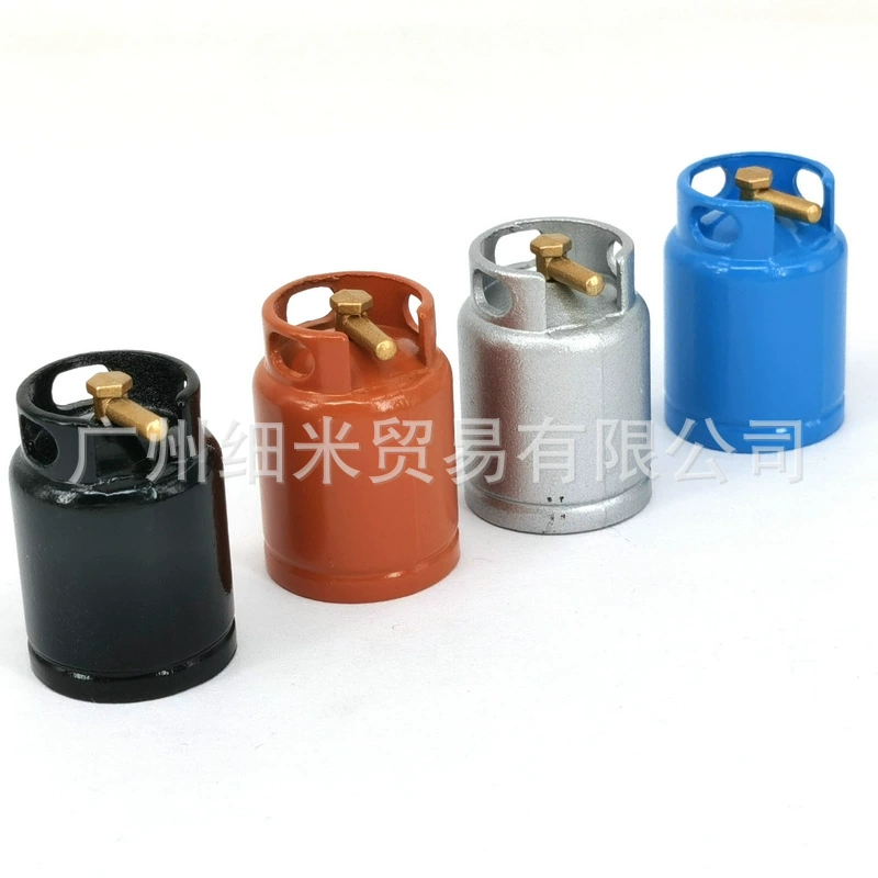 Микроминиатюрные аксессуары для кухни кукольного дома [Металлическая текстура-высокая имитация бензобак] Модели кухонной посуды