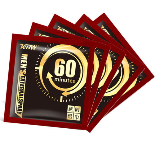 KBW Men's External Delay Wet Wipes, 1 Piece, Long-lasting Indian Oil for Intimate Moments, Adult Novelty Sexual Products