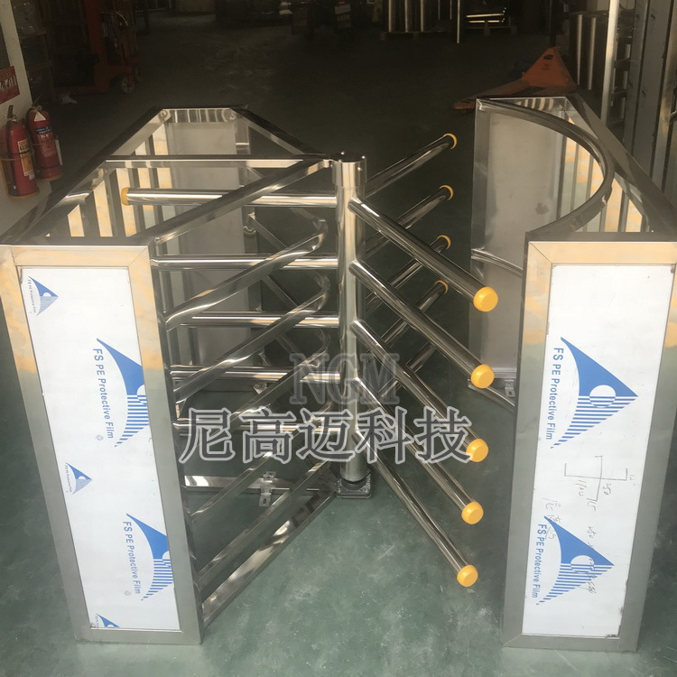 厂家直销 车站单向门 高铁站全高十字旋转闸门防尾随人行通道闸机