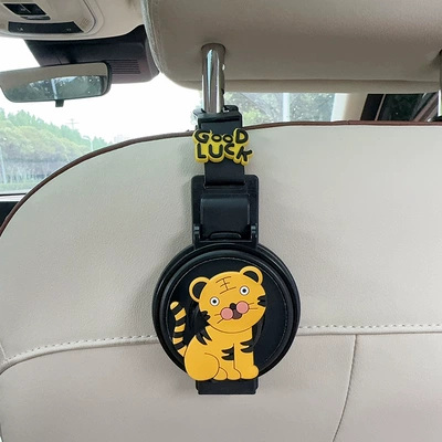 Car cup holder/beverage holder – Holder, Car Storage Hook - water-cup-holderhook-two-in-one-black-yinhuhu