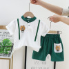 Summer summer clothing, children's set, polo for boys, 2023 collection, children's clothing, with short sleeve, wholesale