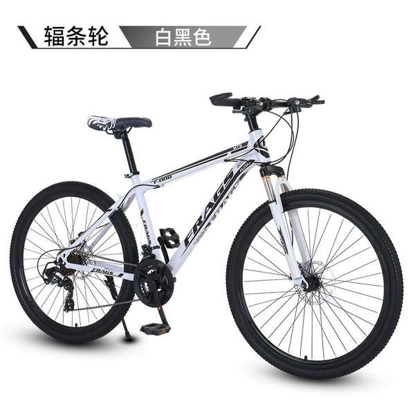 White and black spokes