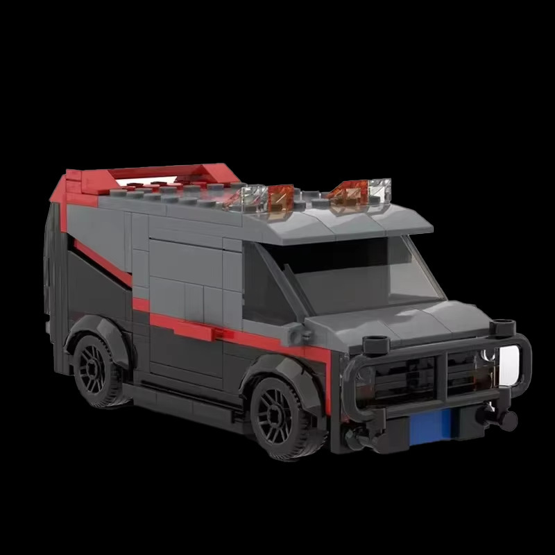 A-Team車両特警隊自動車玩具模型警察部門レンガ建築セットMOC-242PCS|undefined