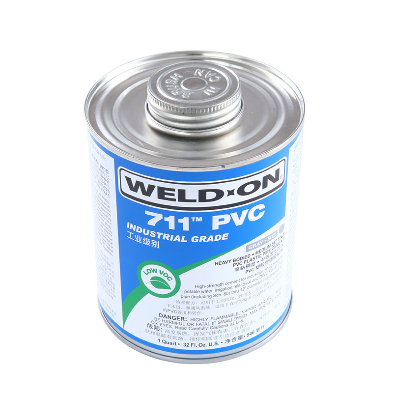 UPVC胶水IPS 711 PVC胶水717管道胶粘剂WELD-ON工业级别粘接剂305