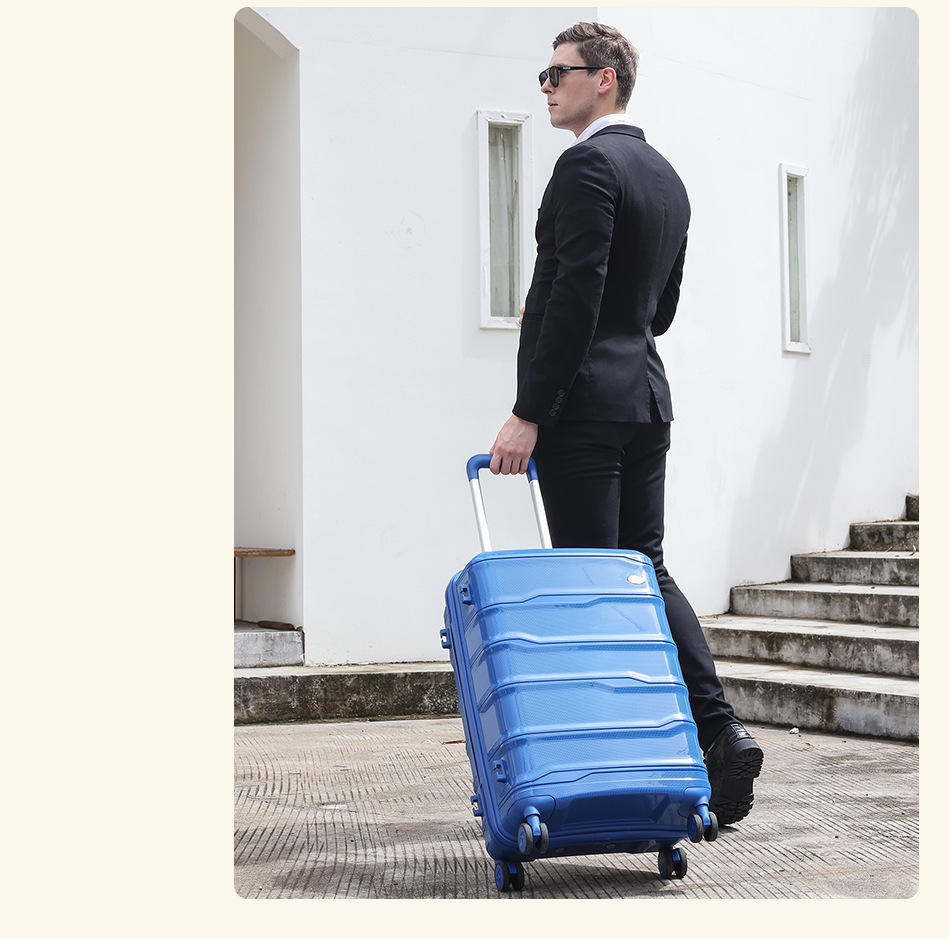 Vali đựng rượu vang PP 28 inch chống rơi, cao cấp, mã số — Màu đen chi tiết 10