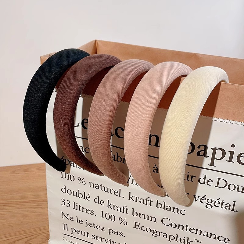 Zhang Ruonan el mismo estilo de banda de cabello para mujeres 2025 nuevo estilo de alta calidad de moda extranjera banda de cabello alta cabeza de lavado de la cara pinza de cabello toque