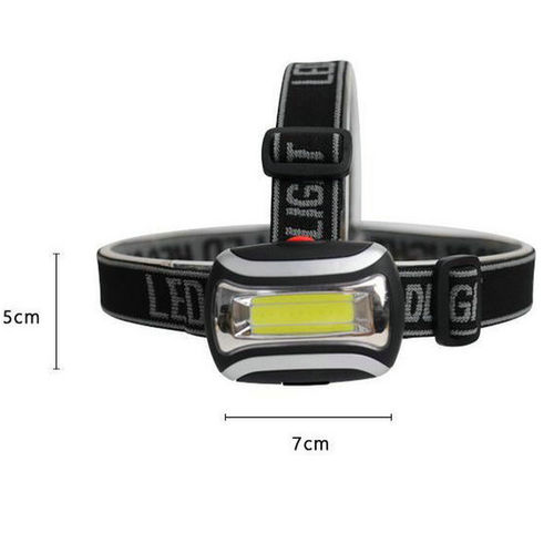 COB headlamp, plastic strong headlamp, outdoor night riding and mountaineering lighting work light