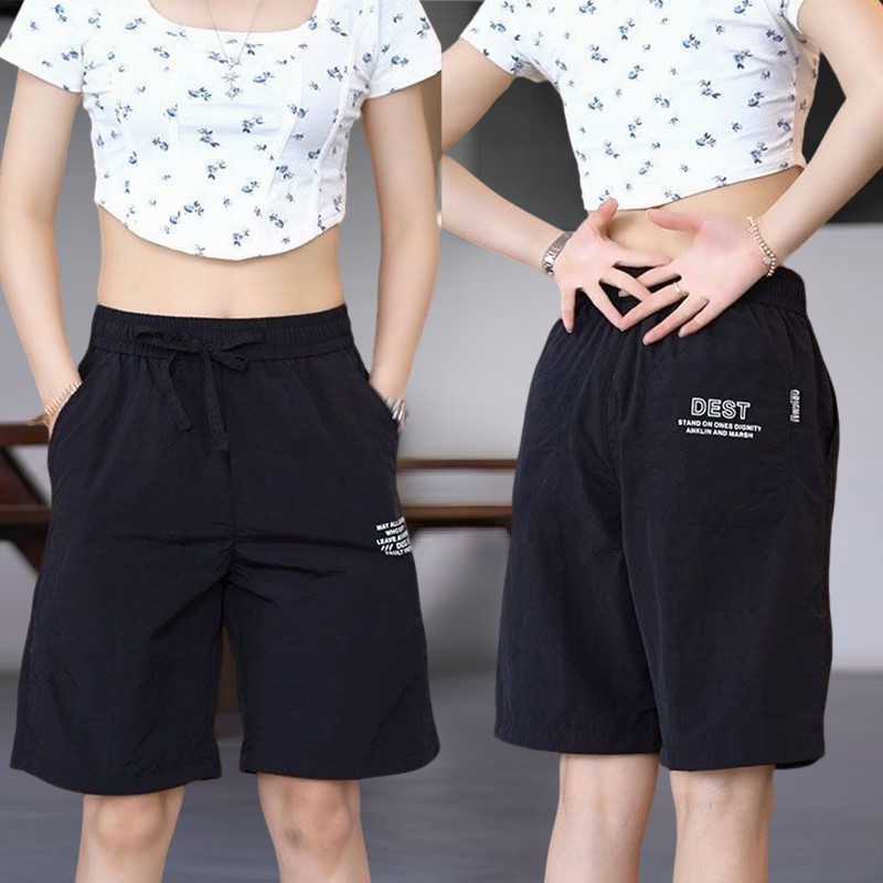 D613 파이브쿼터팬츠 블랙
