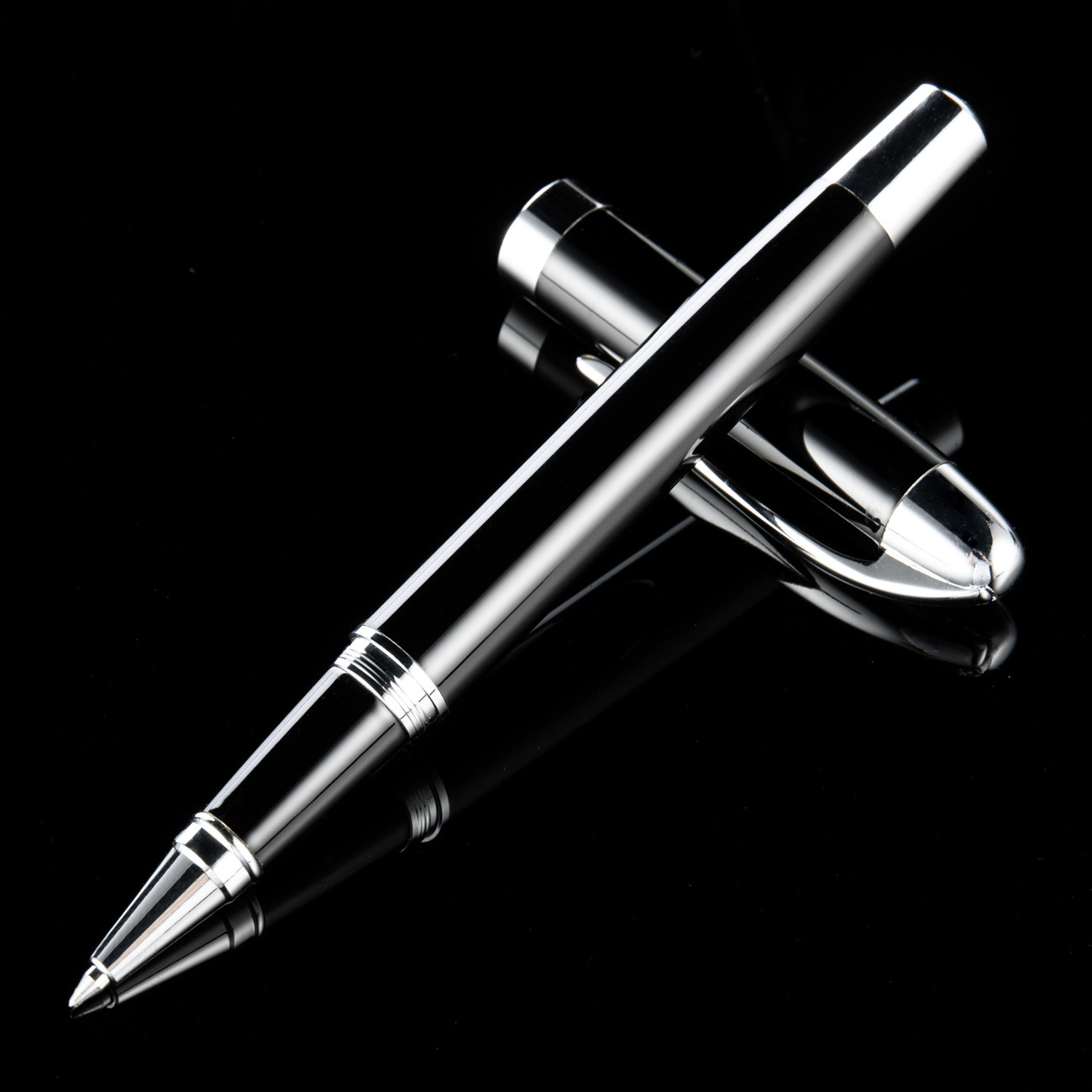 Bolígrafo de firma de metal comercial mayorista de papelería de oficina bolígrafo publicitario regalos bolígrafo neutro logotipo imprimible bolígrafo de agua