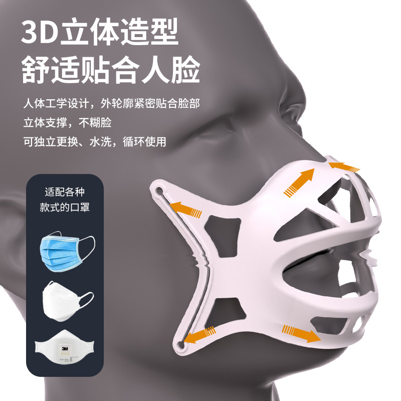 2022跨境热销新款迷你新风口罩风扇 USB充电户外便携风扇厂家直销