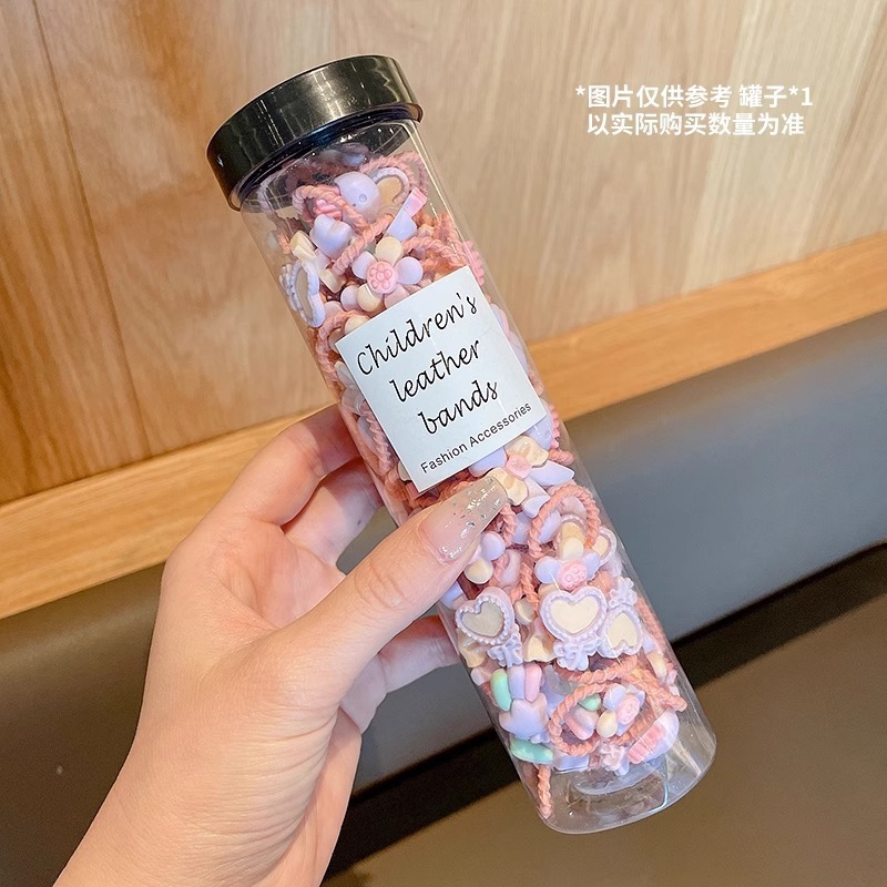 宝宝拇指发圈女童皮筋弹性好不伤发可爱啾啾头绳扎头发橡皮筋|undefined