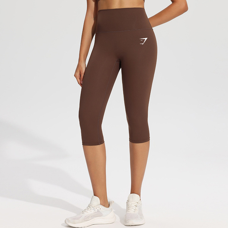 亚马逊Gymshark瑜伽裤七分裤鲨鱼瑜伽裤高弹秋冬百搭运动长裤女|undefined