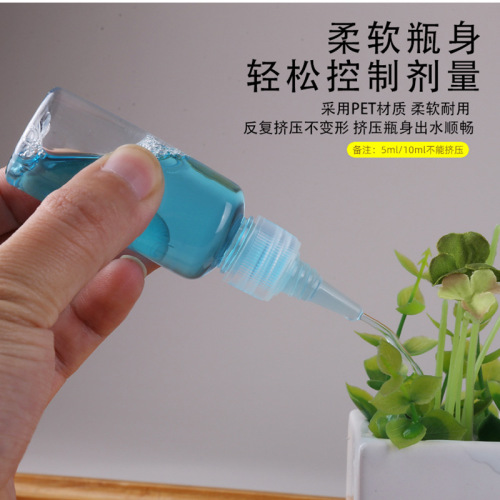 Wholesale 5-120ml transparent tip bottle travel portable squeeze bottle plastic dropper bottle glue paint bottle