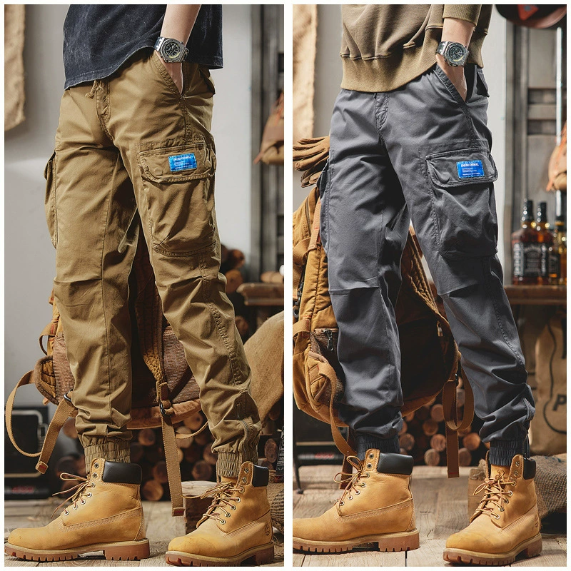 Камуфляжные эластичные летние casual брюки, свободный крой
