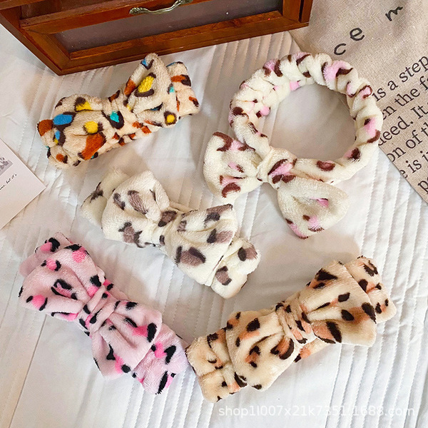 headband with bow for face washing