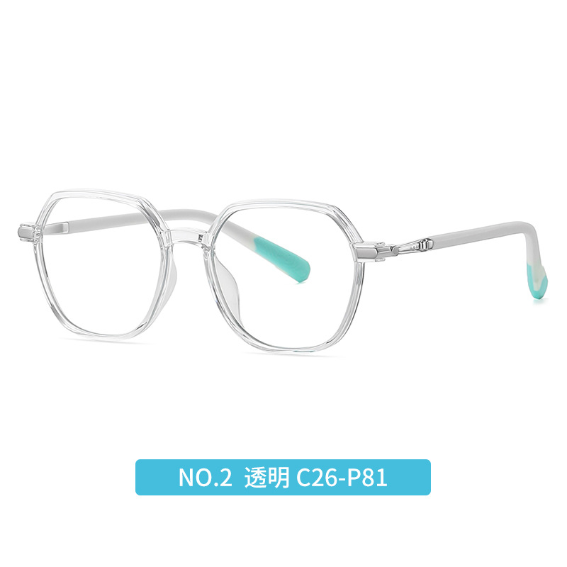 Nuevos niños miopía gafas marco europeo y americano de la moda de contraste de color a juego TJ857 ultra-ligero TR90 anti-azul gafas de luz