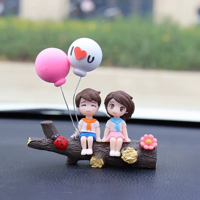 Car ornaments | Interior Decorations, Small Car Ornaments - buckles-couple-balloon