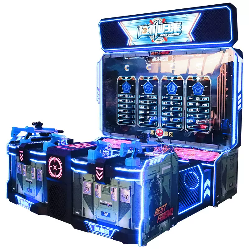 枪神归来四人射击游戏机打枪大型电玩城游艺机设备游戏厅游乐街机